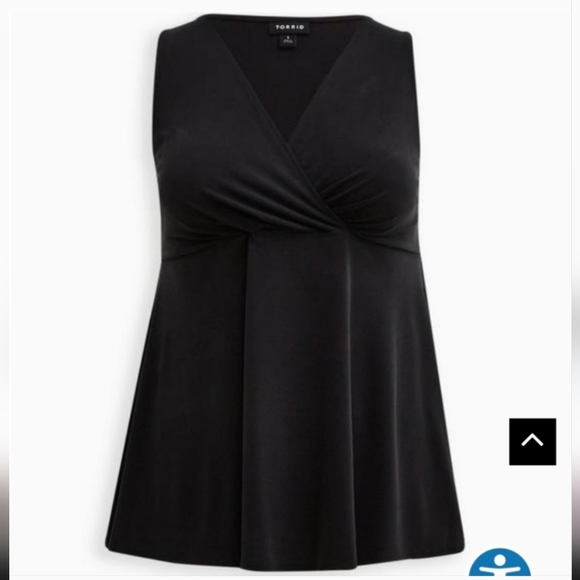 NWOT Torrid Studio Knit Surplice Tank - Picture 4 of 11